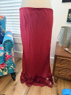 Free People Long Lost Lover Half Slip Skirt